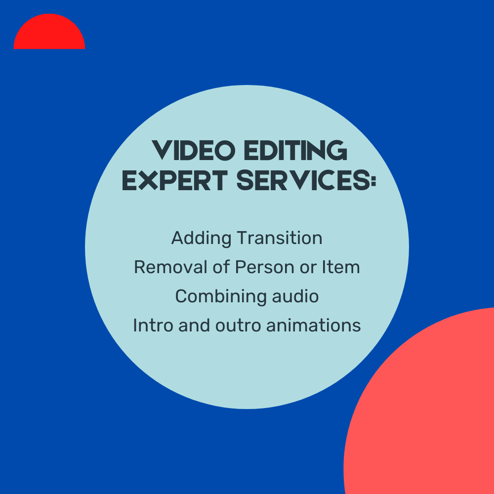 Video editing expert services